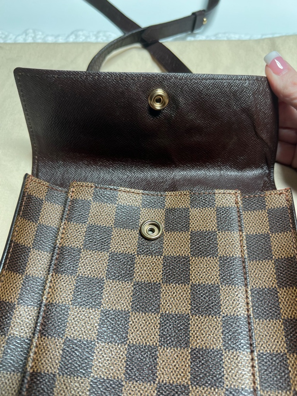 Louis Vuitton Damier Ebene Pimlico Crossbody Purse - Picture 7 of 15